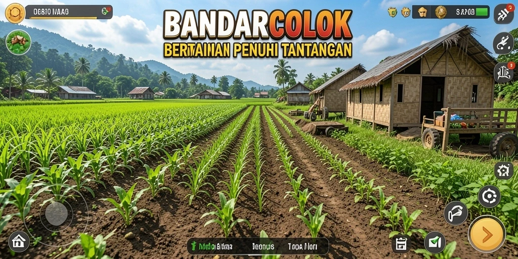 Tampilan gameplay BANDARCOLOK yang seru dan menarik.