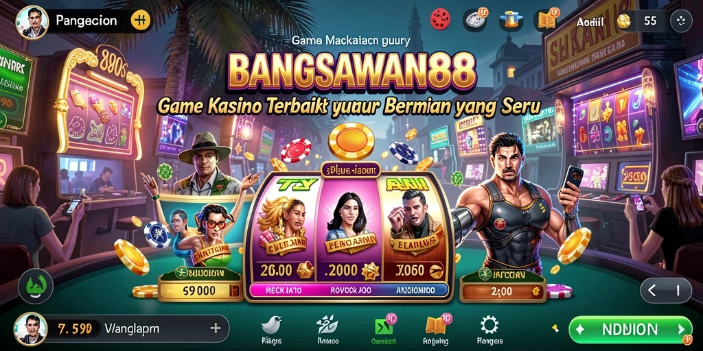 Tampilan menarik dari gameplay BANGSAWAN88 yang memukau.