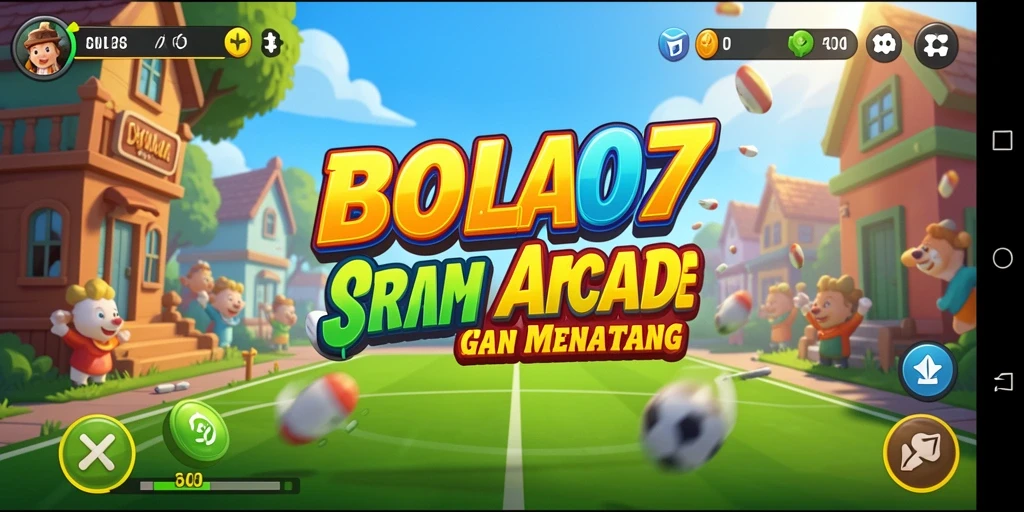 Tampilan gameplay seru di BOLA07 dengan aksi bola yang menarik.