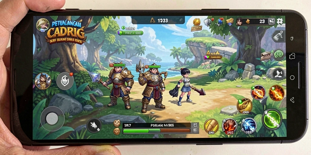 Screenshot gameplay <strong>CADAS138</strong> yang menunjukkan aksi seru di dunia RPG.
