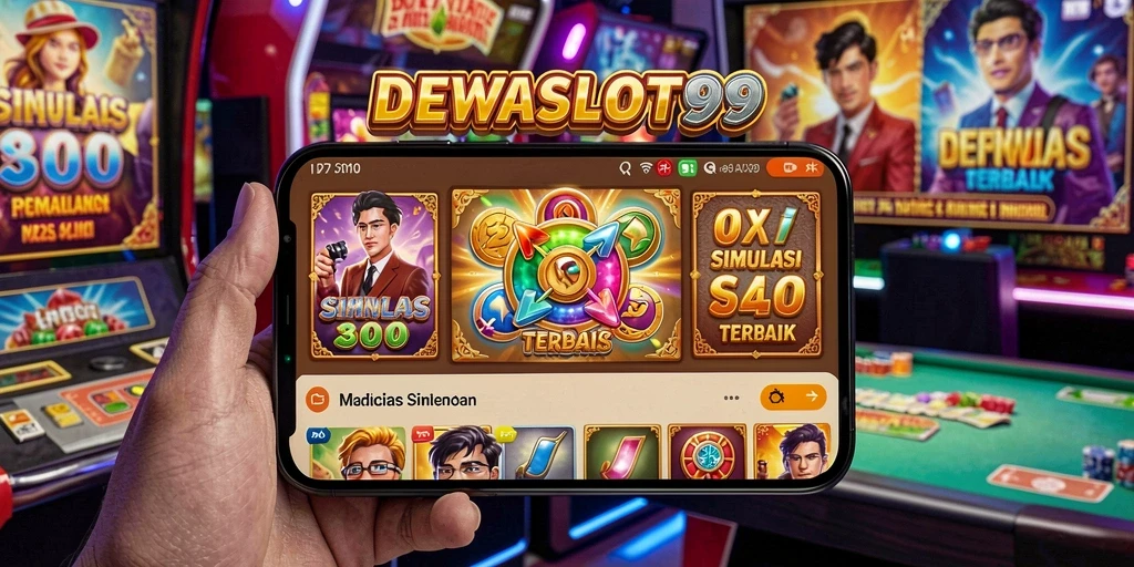 Screenshot DEWASLOT99 menampilkan gameplay slot yang seru dan interaktif.
