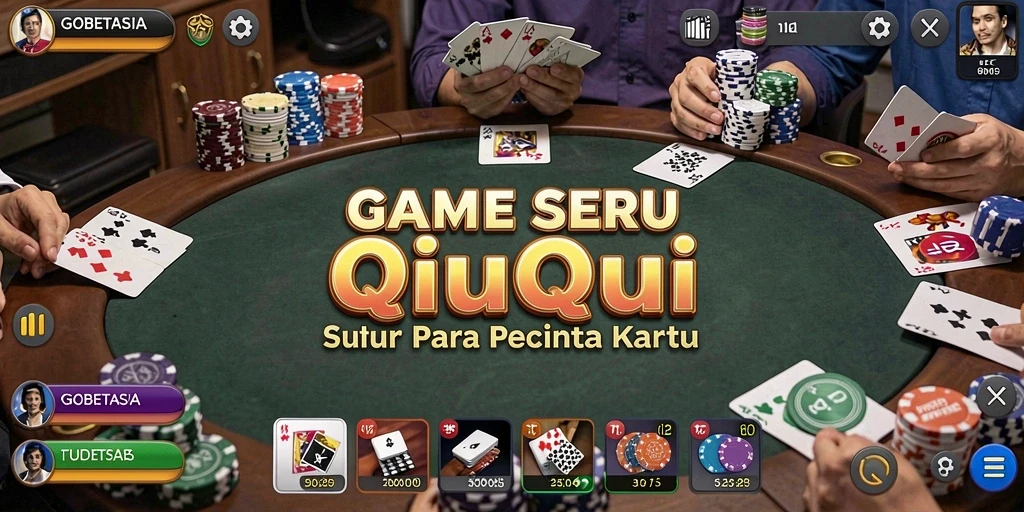 Tampilan gameplay QiuQiu GOBETASIA yang menarik dan penuh aksi.