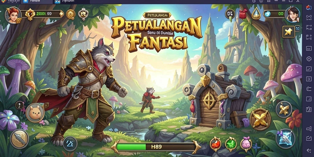 Gameplay seru H89 di dunia petualangan yang menantang.