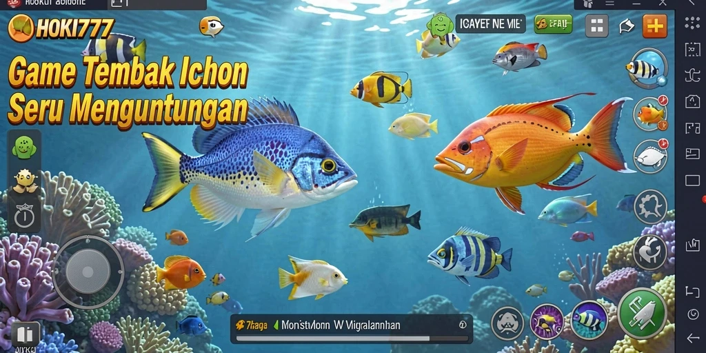 Tampilan gameplay HOKI777 yang menarik saat menangkap ikan.