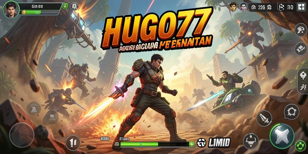 Tangkapan layar HUGO77 menampilkan aksi mendebarkan dalam permainan.