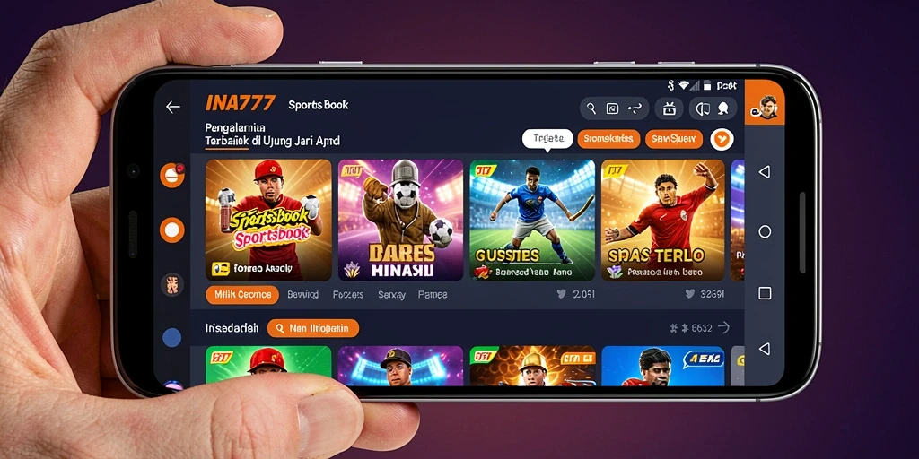Screenshot menampilkan gameplay taruhan olahraga yang menarik.