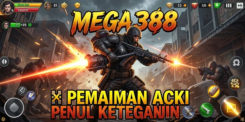 Tampilan gameplay MEGA388 yang mendebarkan dan penuh aksi.