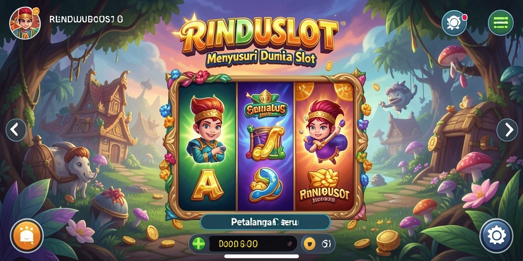 Tangkapan layar utama RINDUSLOT menampilkan suasana permainan yang menegangkan dan menarik.