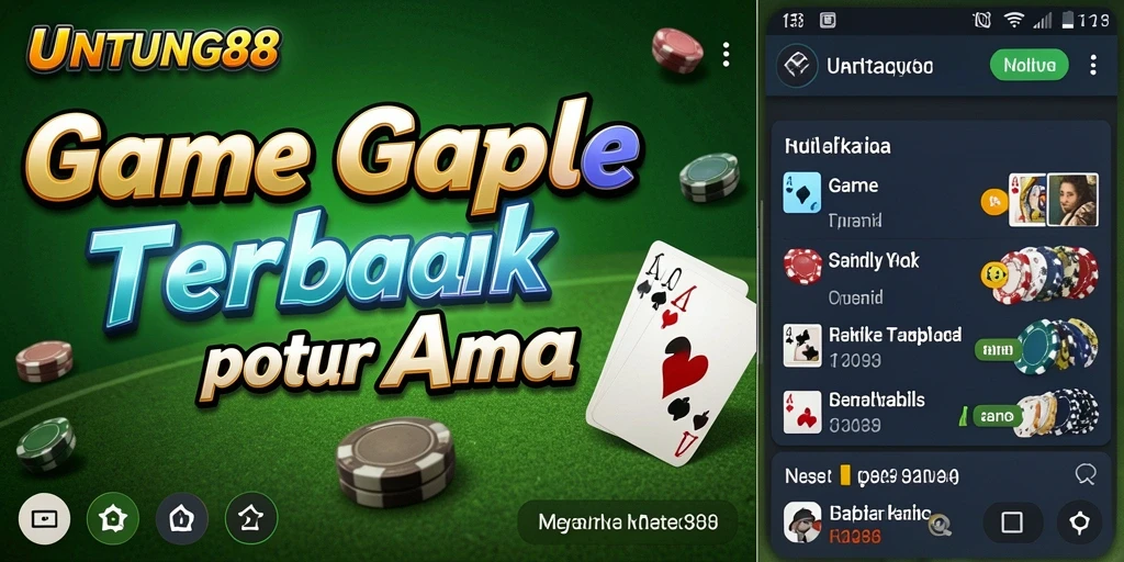 Gameplay Gaple seru dan menantang di UNTUNG88.